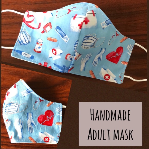 Hand Crafted Accessories - NEW FIRST RESPONDERS Handmade Adult face mask